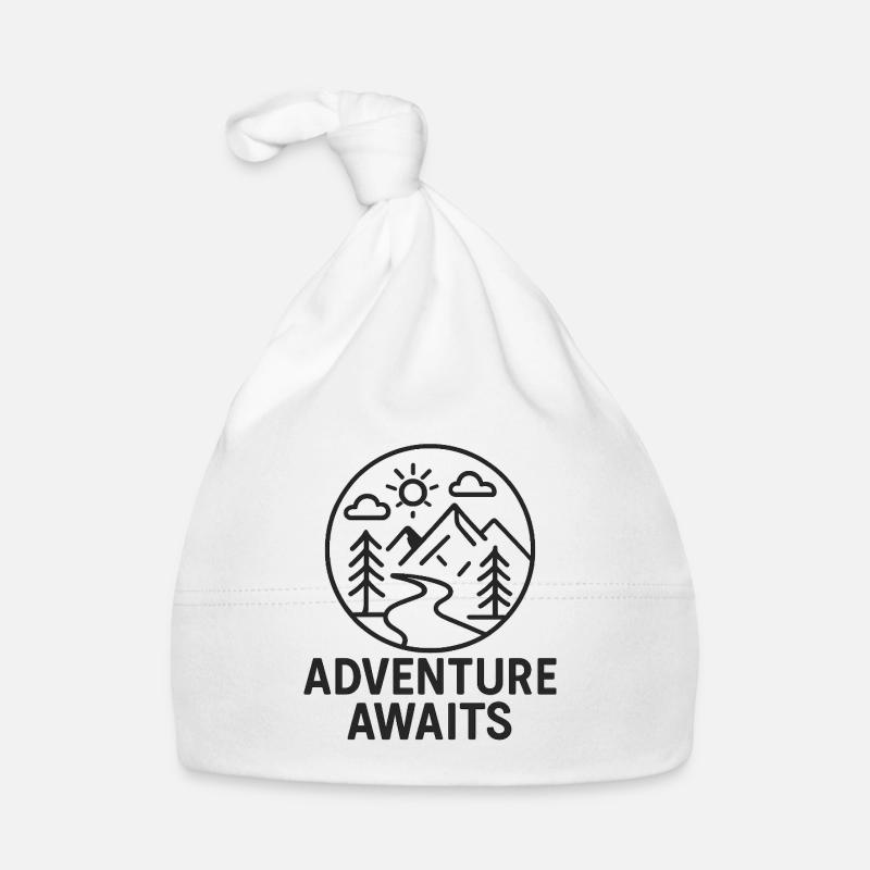 Abenteuer Ruft Berglandschaft Baby Bio-Mütze