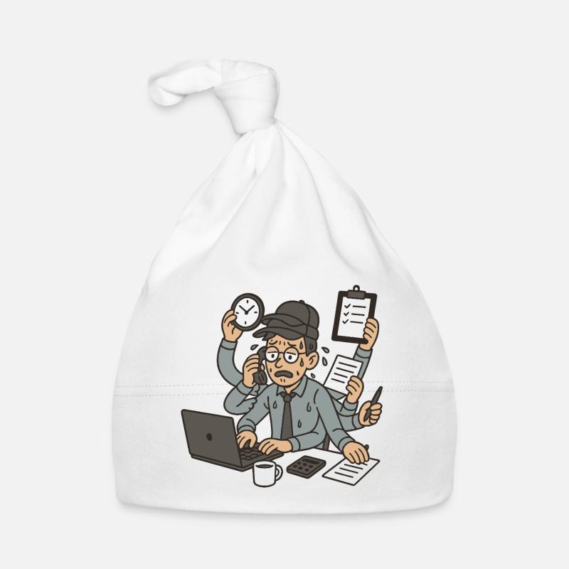 The multi-hatted worker Organic Baby Cap