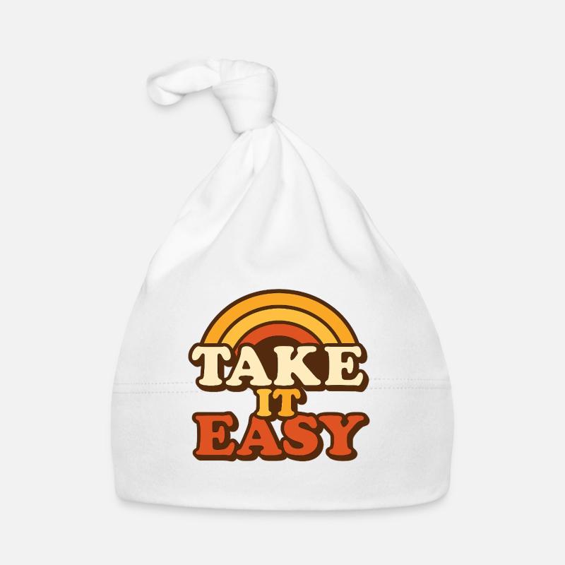 Retro Take It Easy Organic Baby Cap