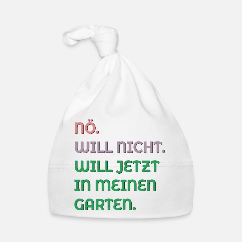 SETTING PRIORITIES HOBBY GARDEN Organic Baby Cap