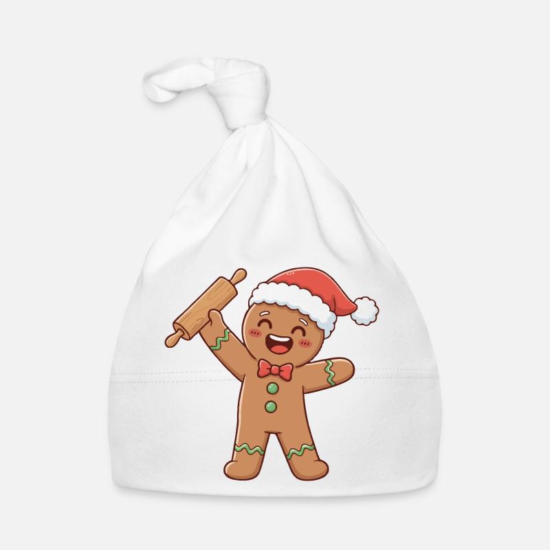 Christmas Baking Art Baker Organic Baby Cap