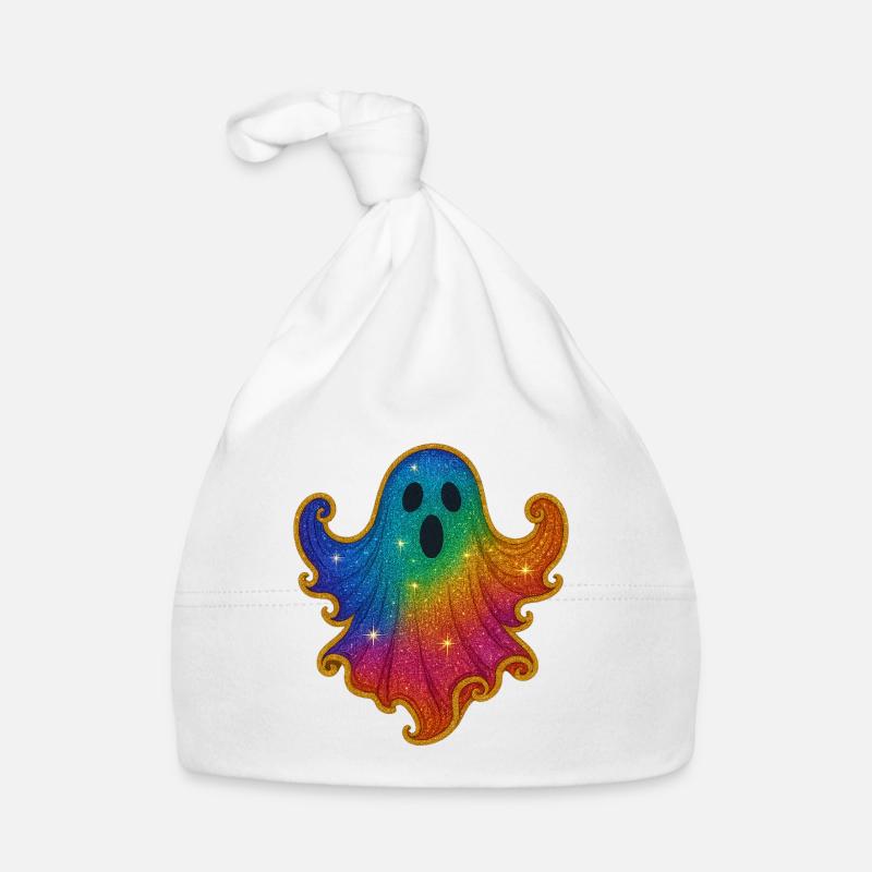 Rainbow Spirit Glitter Organic Baby Cap