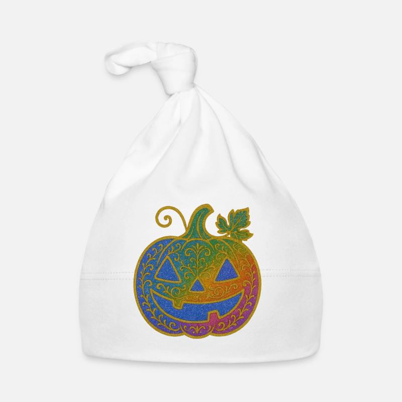 Regenbogen Kürbis Ornament Baby Bio-Mütze