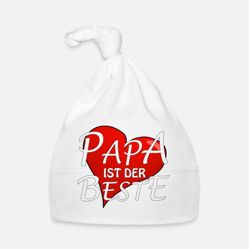 DAD IS THE BEST Organic Baby Cap