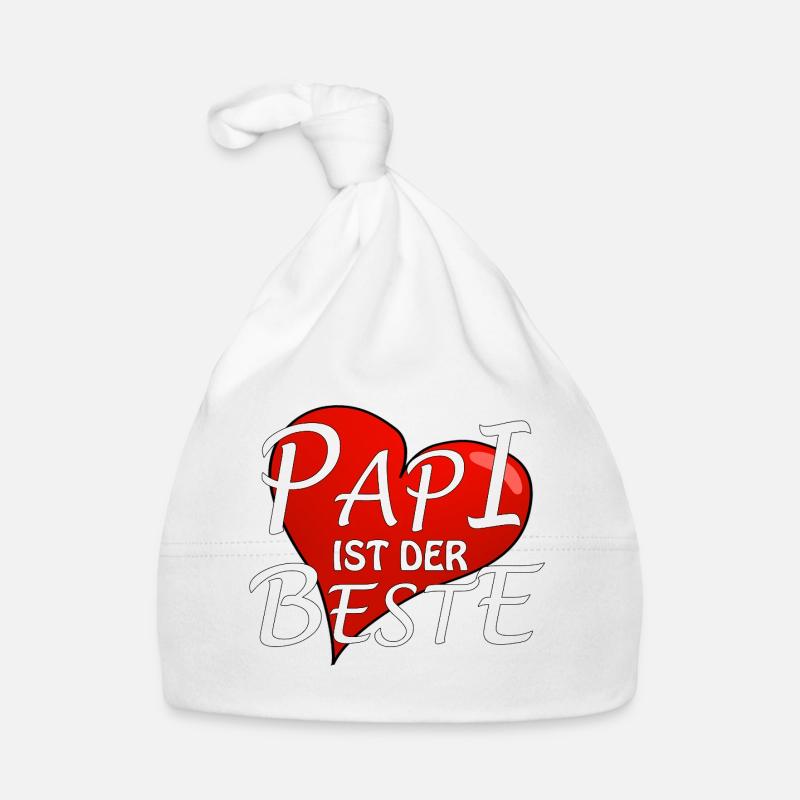 PAPI IST DER BESTE Baby Bio-Mütze