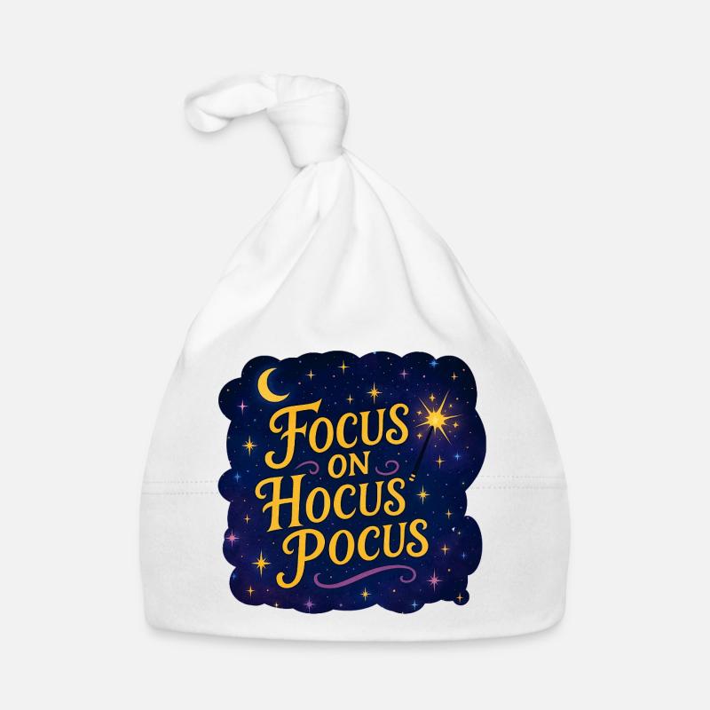 Focus sur Hocus Pocus - Conception de sorts de sorcière magique Bonnet bio Bébé