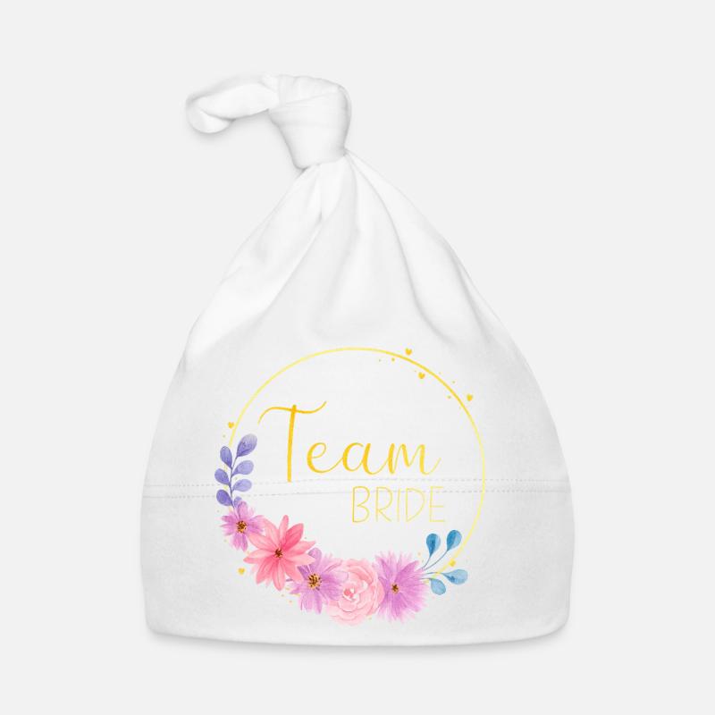 Team Bride Baby Bio-Mütze