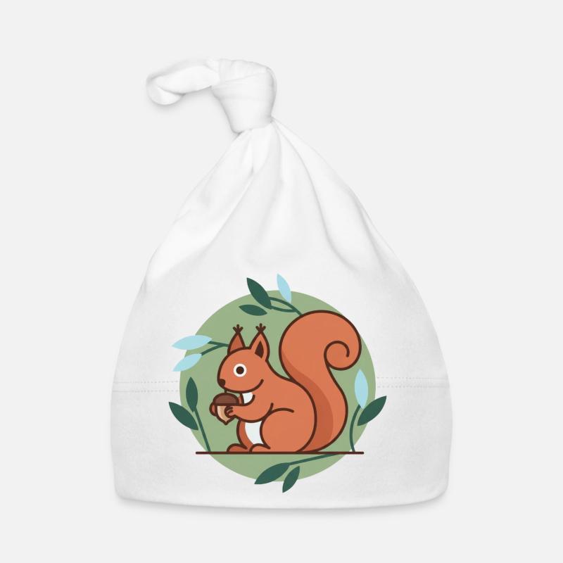 Eichhörnchen Baby Bio-Mütze