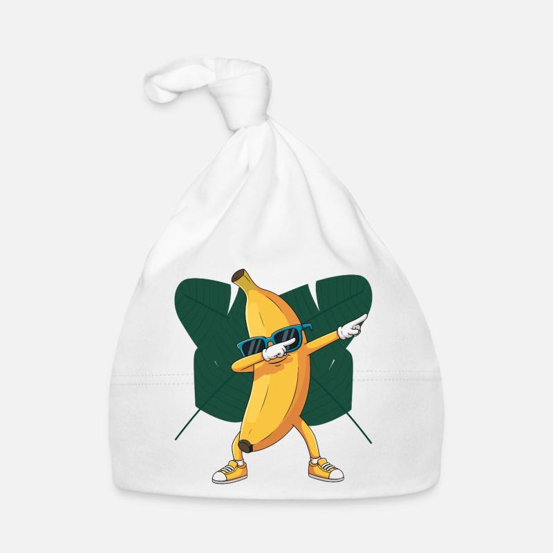 Banana Groove Dancer Organic Baby Cap