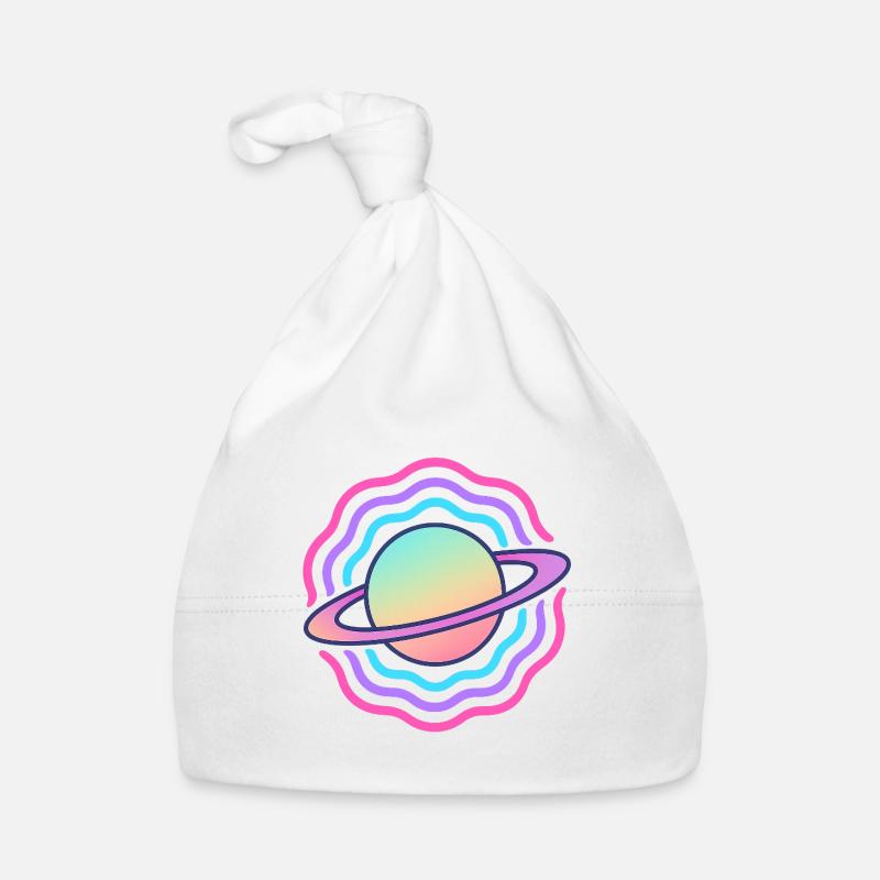 Cosmic Planet Stylized Galactic Sphere Organic Baby Cap