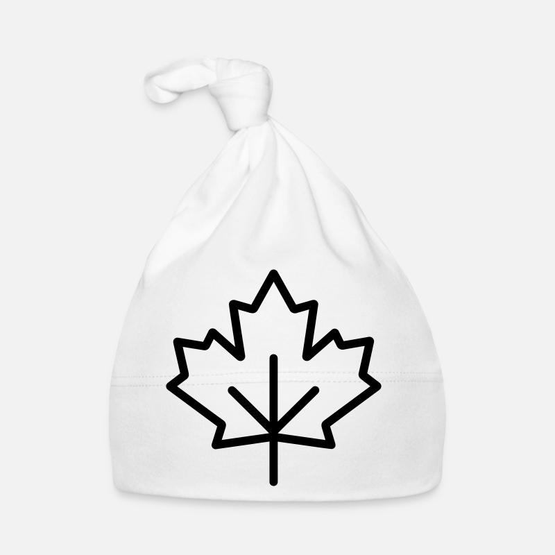 maple leaf Organic Baby Cap