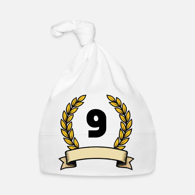 Couronne de laurier doré 9 Bonnet bio Bébé