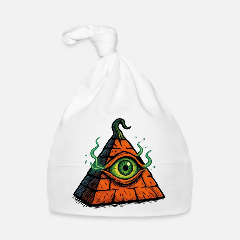 Pyramide d’Halloween – L’œil de la terreur Bonnet bio Bébé