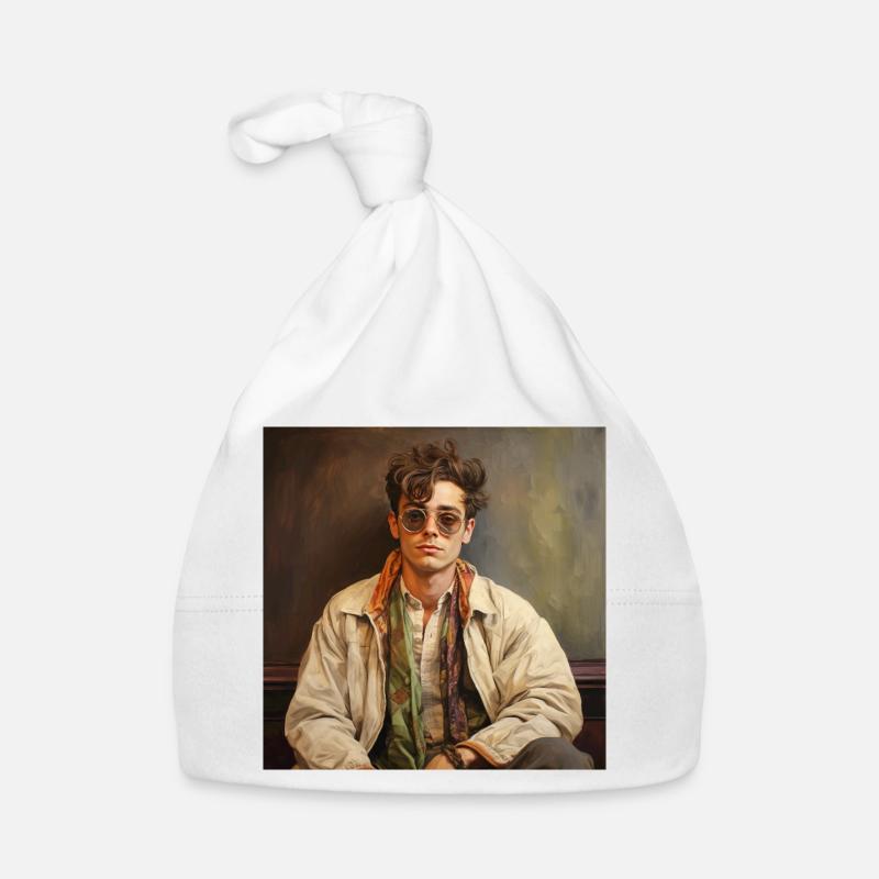 Portrait Retro Chic mit Sonnenbrille Baby Bio-Mütze