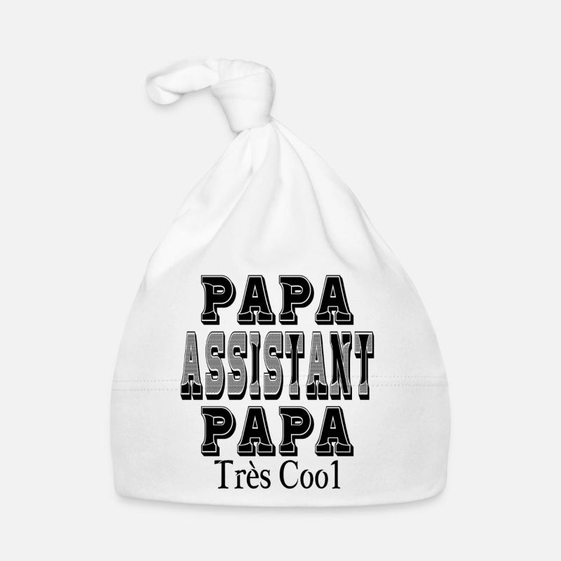 Dad Assistant Dad Very Cool Organic Baby Cap