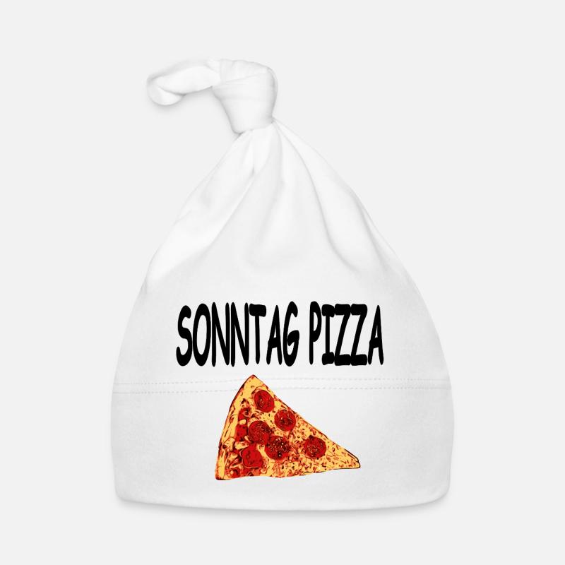 Pizza Organic Baby Cap