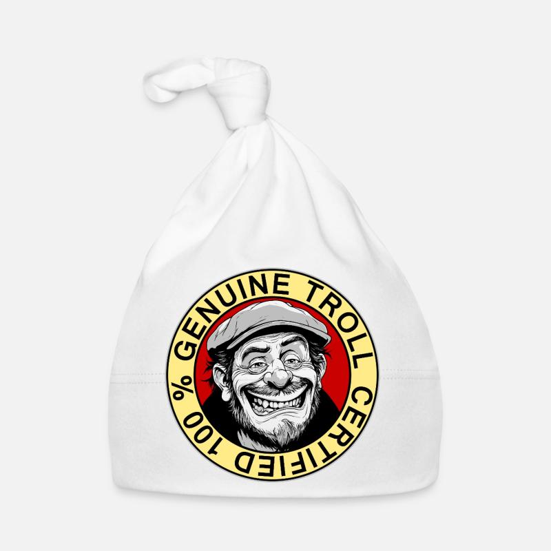 Véritable badge certifié Troll Bonnet bio Bébé