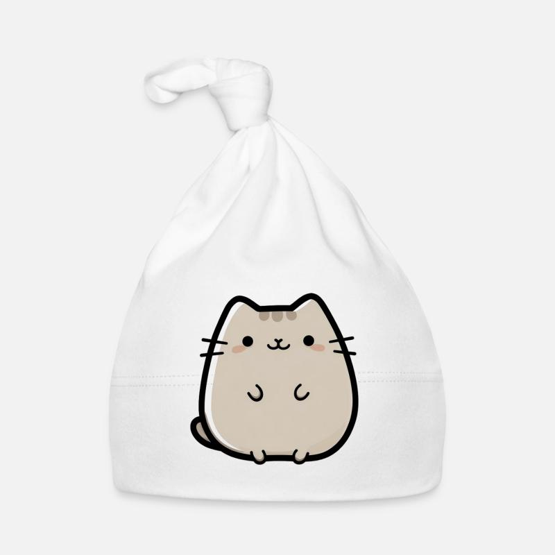 mignon petit chat chibi Bonnet bio Bébé