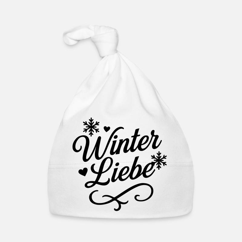 Dicton d’amour d’hiver Bonnet bio Bébé