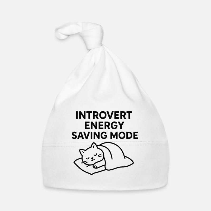 Power saving mode for introverts Organic Baby Cap