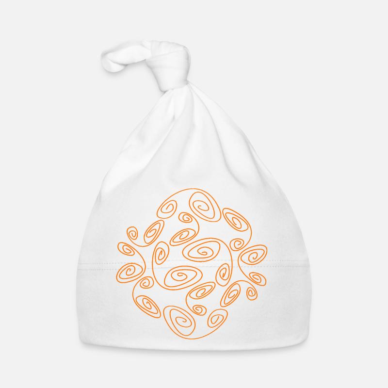 Abstract design by Cean Organic Baby Cap