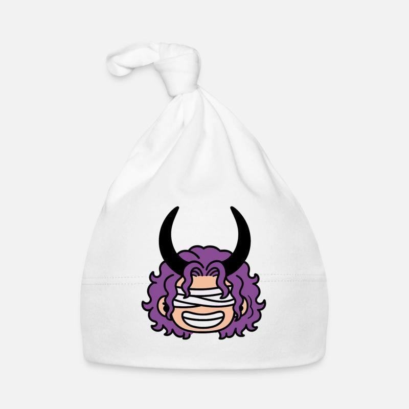 Prince Loki maudit, géant aux cheveux violets Bonnet bio Bébé