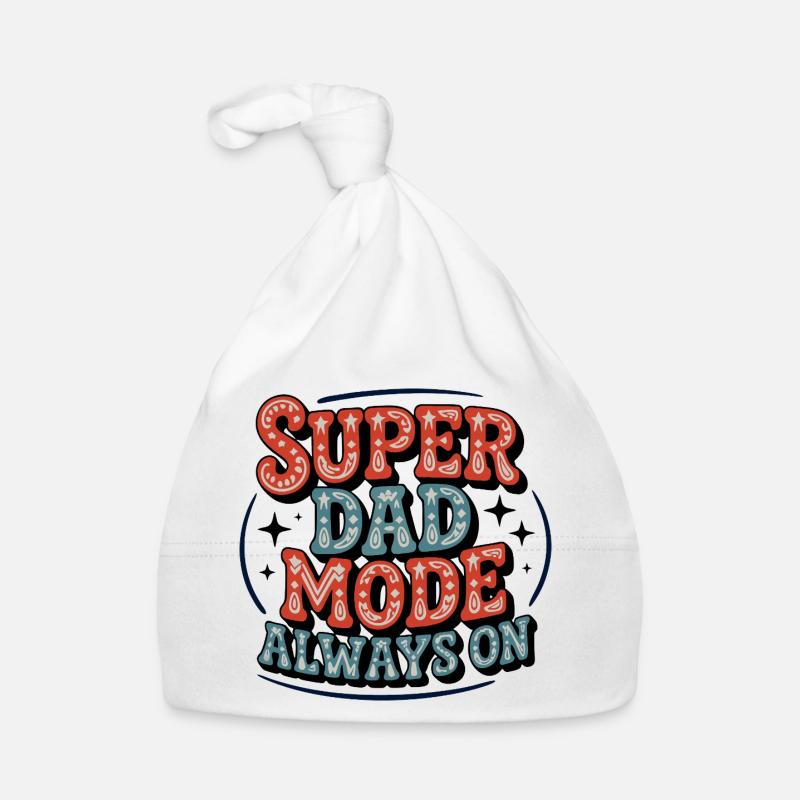 Mode Super Dad toujours actif Bonnet bio Bébé