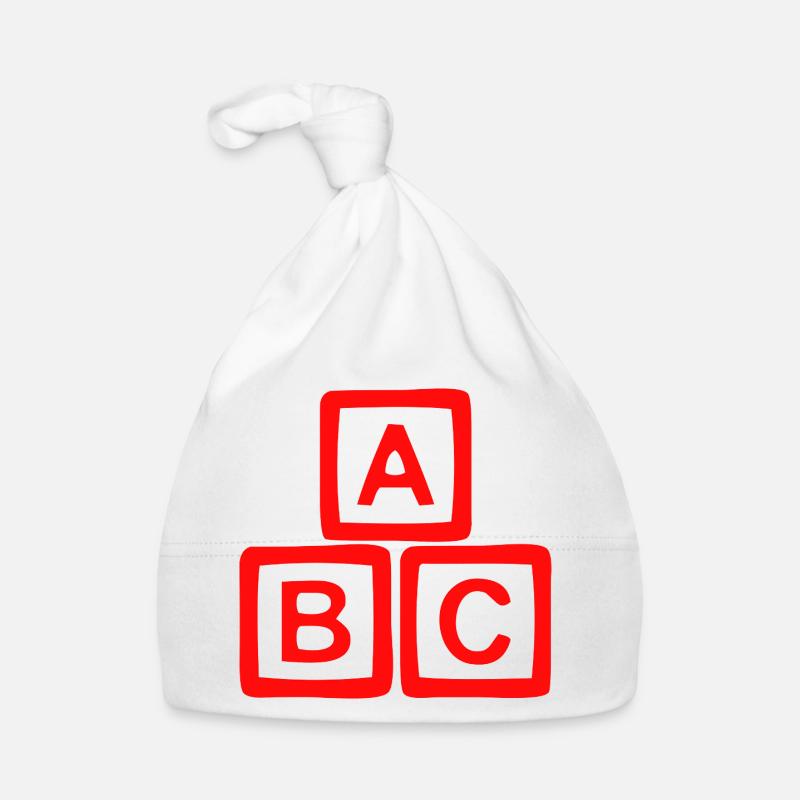 ABC Block Kontrast Design Baby Bio-Mütze