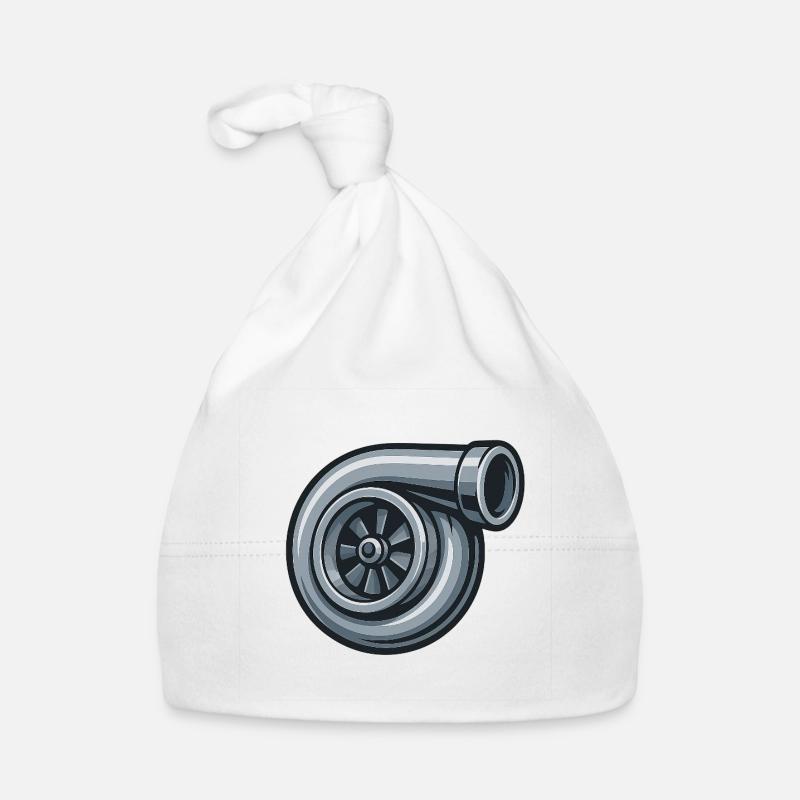 Mechanical Graphics Turbo Organic Baby Cap