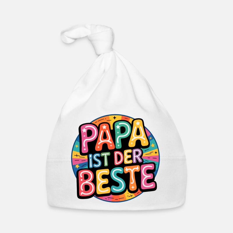 Papa ist der Beste Baby Bio-Mütze