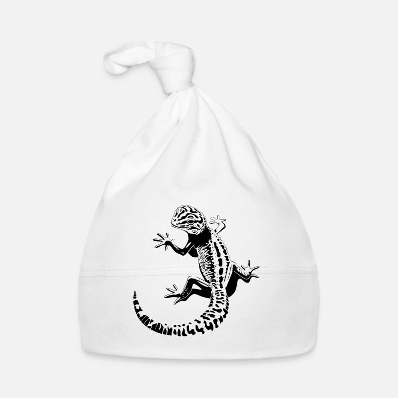 Gecko léopard Bonnet bio Bébé