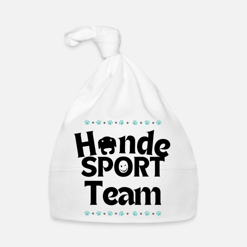 Hundsport Team mit Pfotenrahmen Baby Bio-Mütze