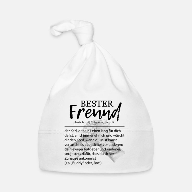 Définition du meilleur ami Buddy Bro Buddy Dic Bonnet bio Bébé