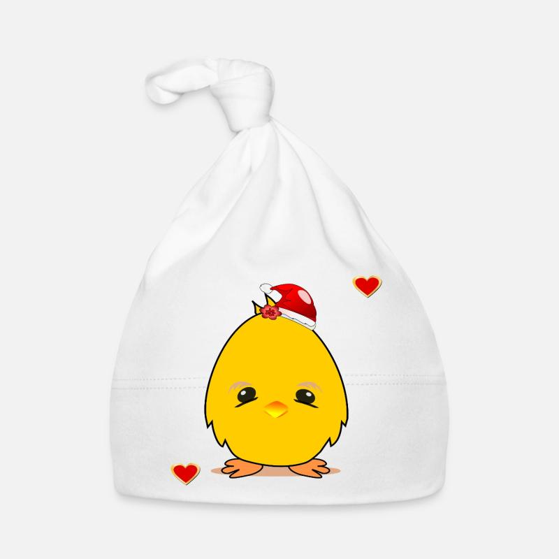 Noël poussin Noël Coeur de Noël Bonnet bio Bébé