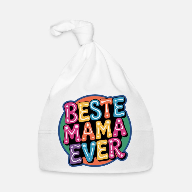 Beste Mama Ever Baby Bio-Mütze