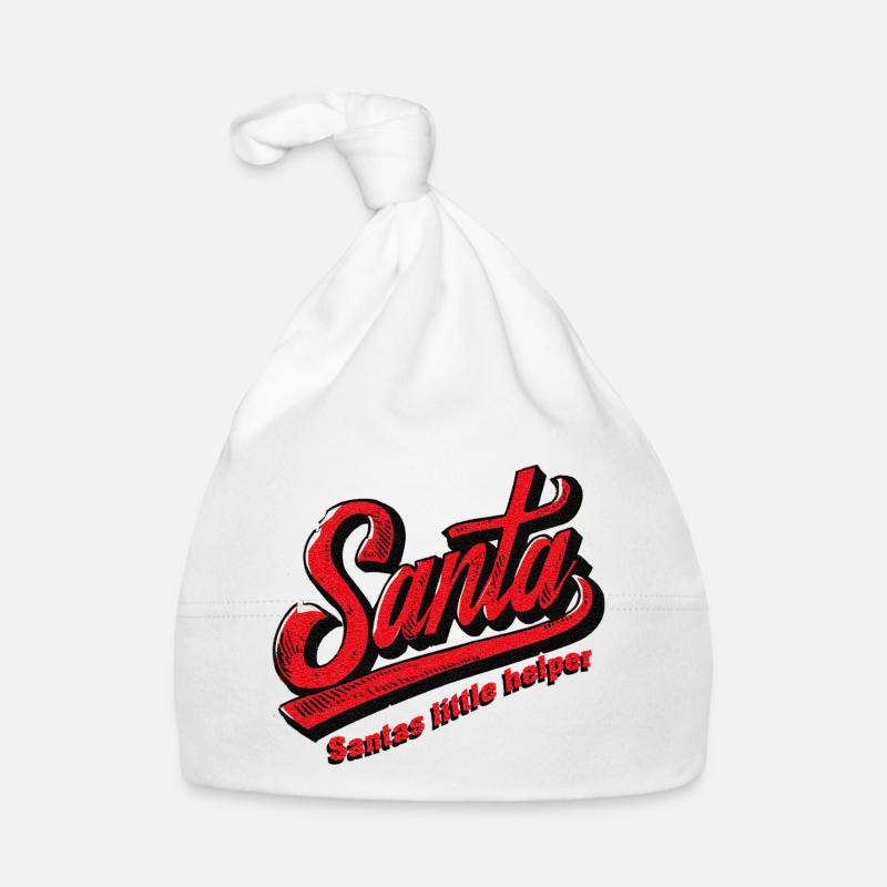 Santas little helper Baby Bio-Mütze