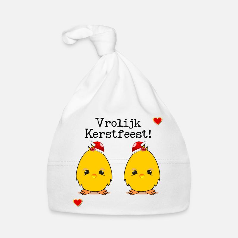 Frohe Weihnachtsküken Baby Bio-Mütze