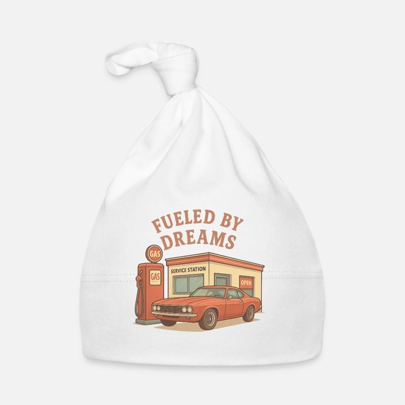 Driven by Dreams Retro Car Organic Baby Cap