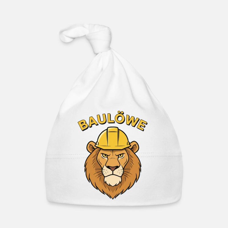 Baulöwe Baby Bio-Mütze