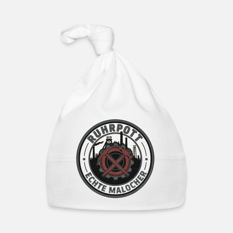 Ruhrpott Echte Malocher Patch Baby Bio-Mütze