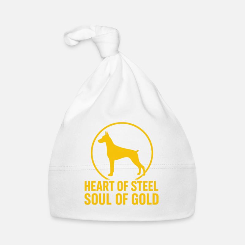 Conception de doberman pour de véritables amants Bonnet bio Bébé