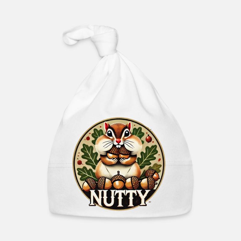 Breloque de récolte de tamia noisette Bonnet bio Bébé