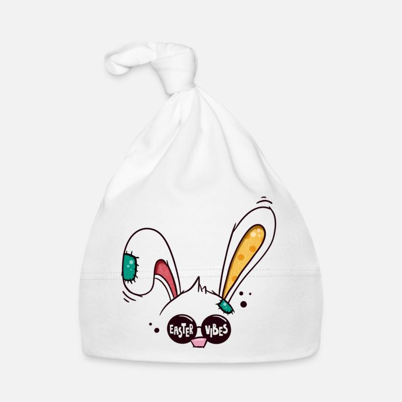 Easter Vibes Easter Bunny Organic Baby Cap