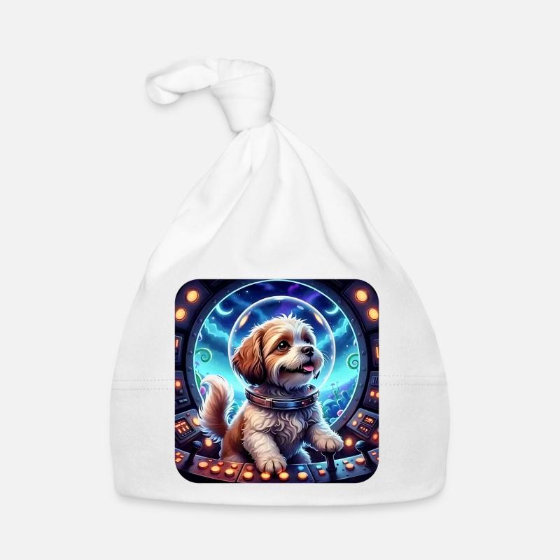 Petit Cosmique dans la capsule spatiale Bonnet bio Bébé