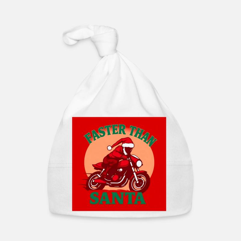 Faster than Santa Baby Bio-Mütze