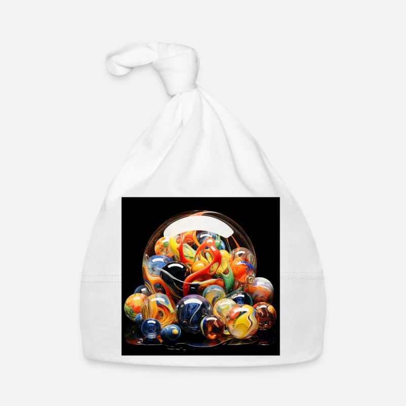Farbige Glaskugel Explosion Baby Bio-Mütze