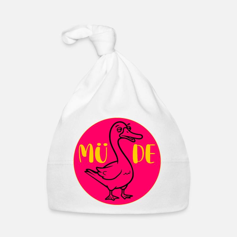 GANS GÄNSE Müde Baby Bio-Mütze