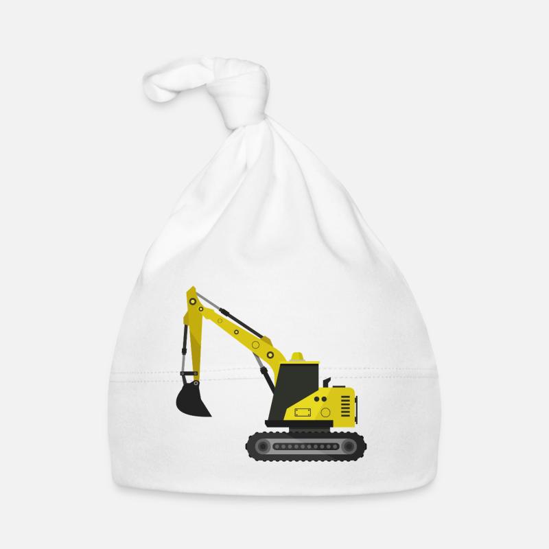 Excavator Organic Baby Cap