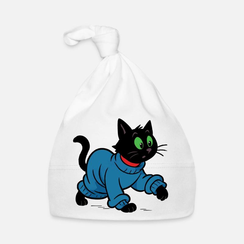 Meeko im übergroßen Pullover Baby Bio-Mütze