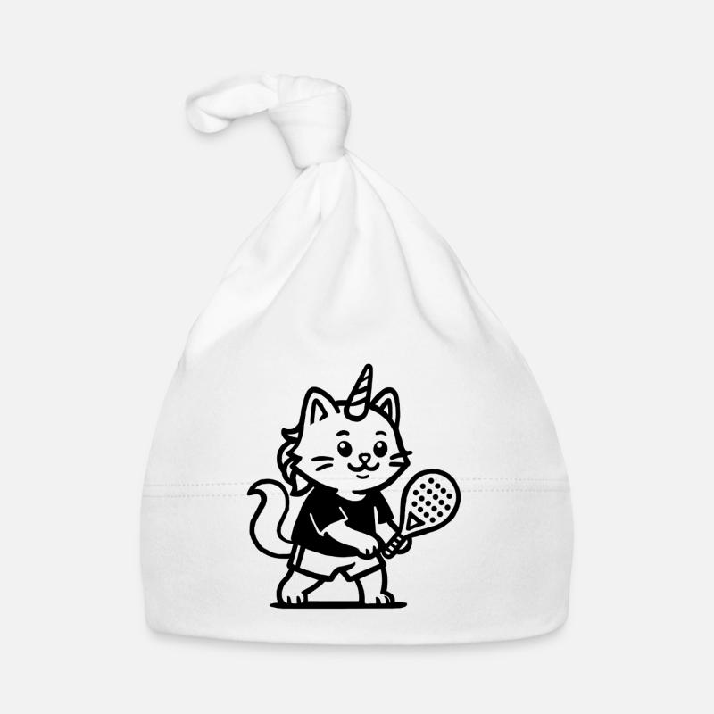 Unicorn cat padel Organic Baby Cap